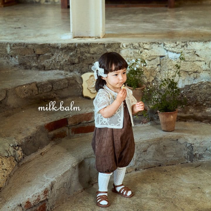 Milk Balm - Korean Baby Fashion - #babyboutiqueclothing - Leo Dungarees Body Suit - 7