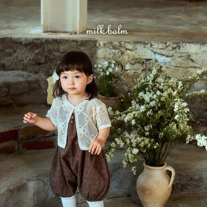 Milk Balm - Korean Baby Fashion - #babyfashion - Leo Dungarees Body Suit - 9