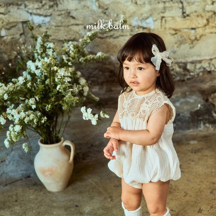 Milk Balm - Korean Baby Fashion - #babyfever - Crohet Body Suit - 8