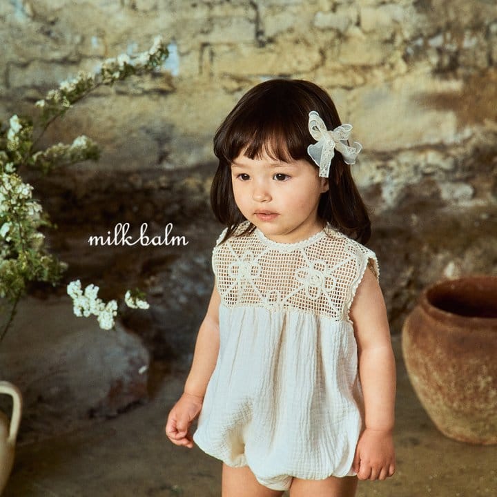 Milk Balm - Korean Baby Fashion - #babylifestyle - Crohet Body Suit - 10