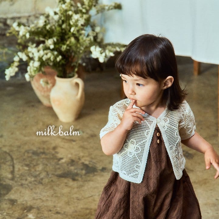 Milk Balm - Korean Baby Fashion - #onlinebabyboutique - Leo Dungarees Body Suit - 3