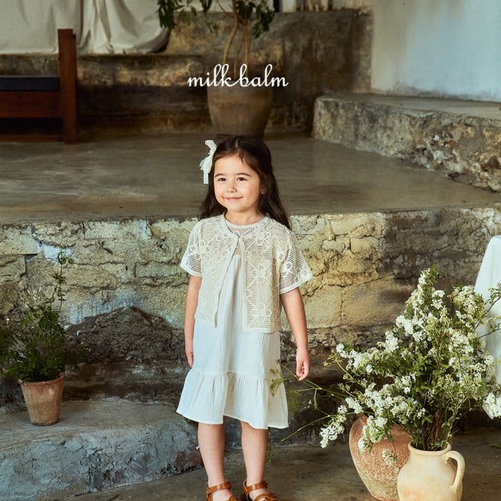 Milk Balm - Korean Children Fashion - #discoveringself - Crohet One-Piece - 8