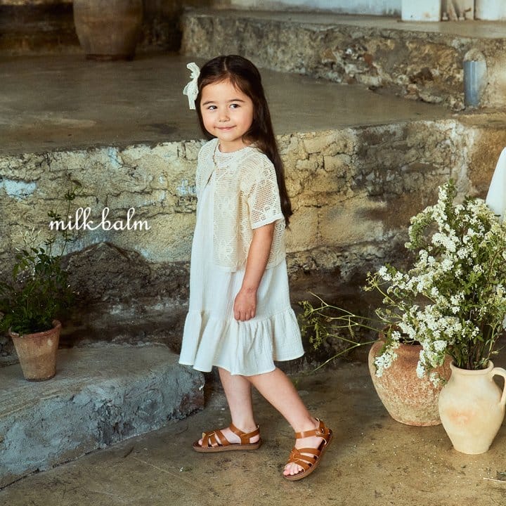 Milk Balm - Korean Children Fashion - #kidsshorts - Crohet One-Piece - 10
