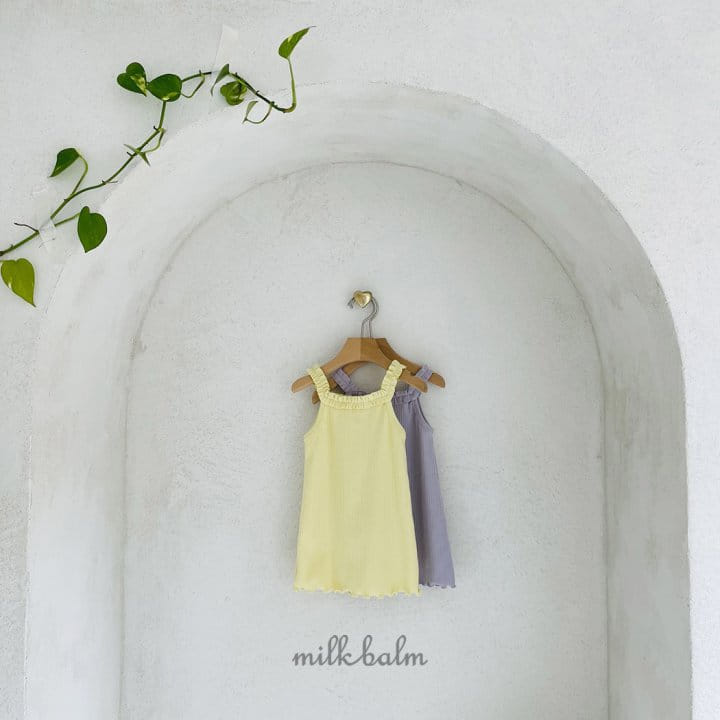 Milk Balm - Korean Children Fashion - #stylishchildhood - Anna Sleeveless One-Piece - 3