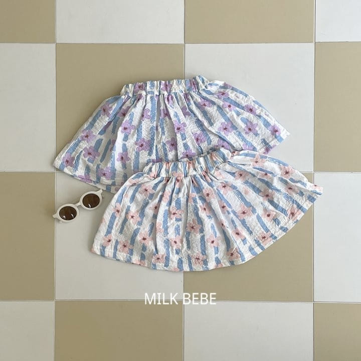 Milk Bebe - Korean Children Fashion - #Kfashion4kids - Flower Skirt - 2