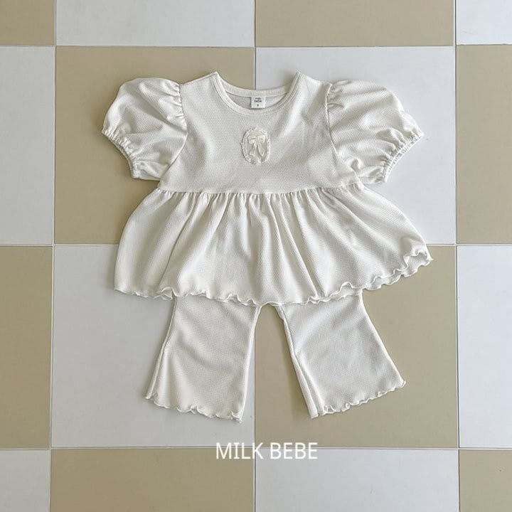 Milk Bebe - Korean Children Fashion - #designkidswear - Wendy Top Bottom Set - 7