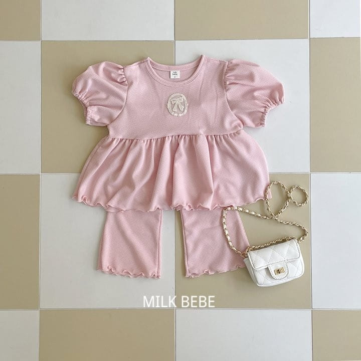 Milk Bebe - Korean Children Fashion - #discoveringself - Wendy Top Bottom Set - 8