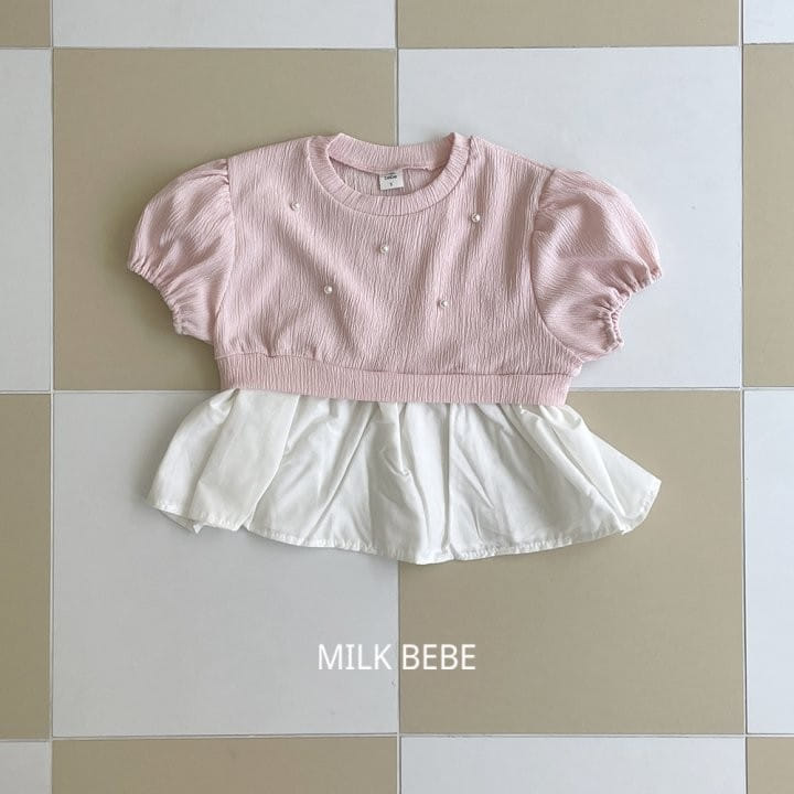 Milk Bebe - Korean Children Fashion - #designkidswear - Pearl Tee - 4