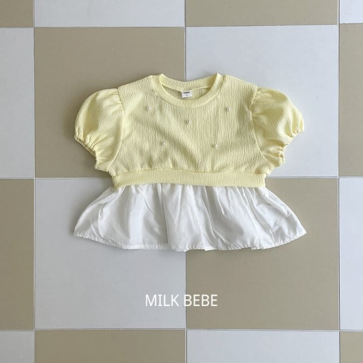 Milk Bebe - Korean Children Fashion - #fashionkids - Pearl Tee - 5