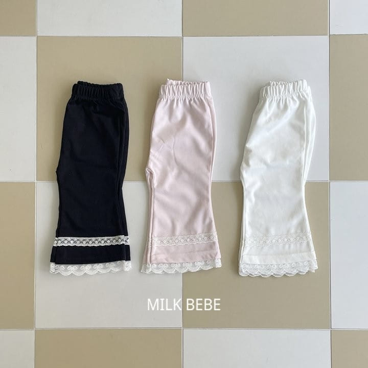 Milk Bebe - Korean Children Fashion - #kidsshorts - Shu Shu Boots Cut PantS