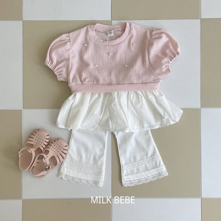 Milk Bebe - Korean Children Fashion - #kidsstore - Pearl Tee - 7