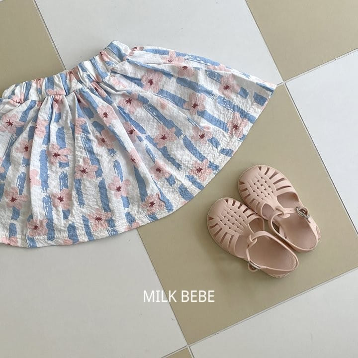Milk Bebe - Korean Children Fashion - #todddlerfashion - Flower Skirt - 7