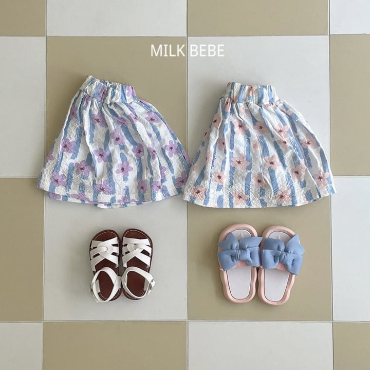 Milk Bebe - Korean Children Fashion - #toddlerclothing - Flower Skirt - 8