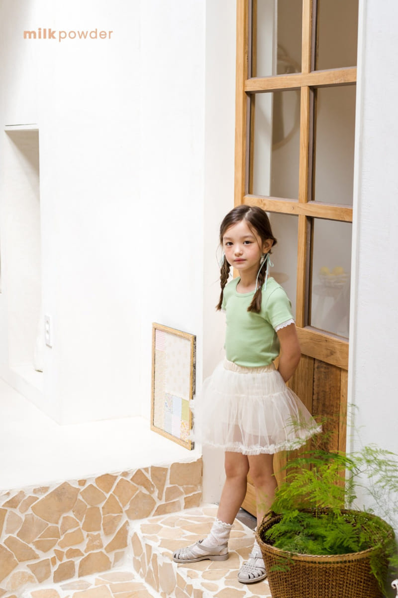 Milk Powder - Korean Children Fashion - #Kfashion4kids - Cotton Candy Skirt Top Bottom Set - 5