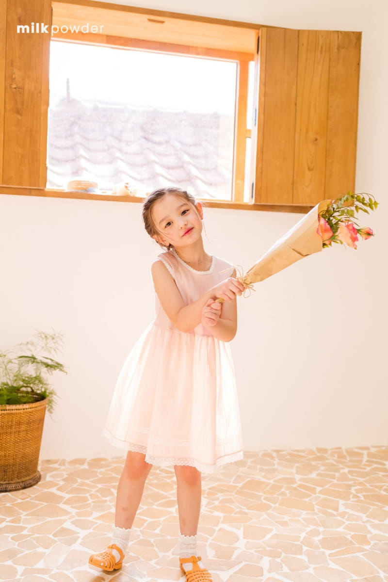 Milk Powder - Korean Children Fashion - #childofig - Peach One-Piece - 7