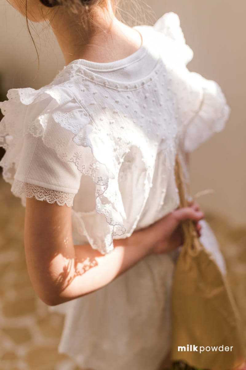 Milk Powder - Korean Children Fashion - #designkidswear - Salrang Lace Vest - 11