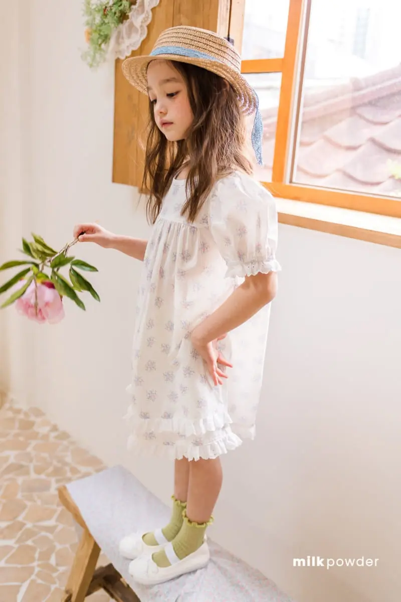 Milk Powder - Korean Children Fashion - #designkidswear - Loen One-Piece - 7