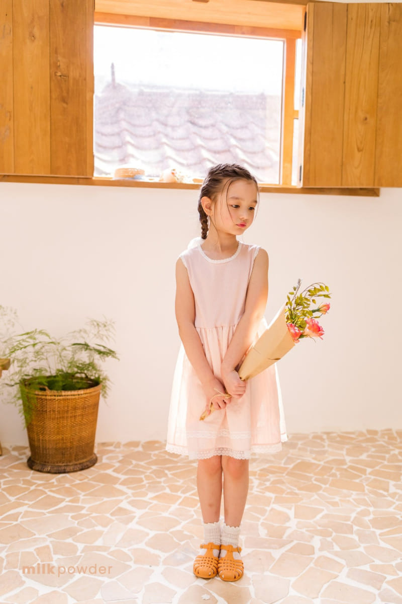 Milk Powder - Korean Children Fashion - #discoveringself - Peach One-Piece - 10
