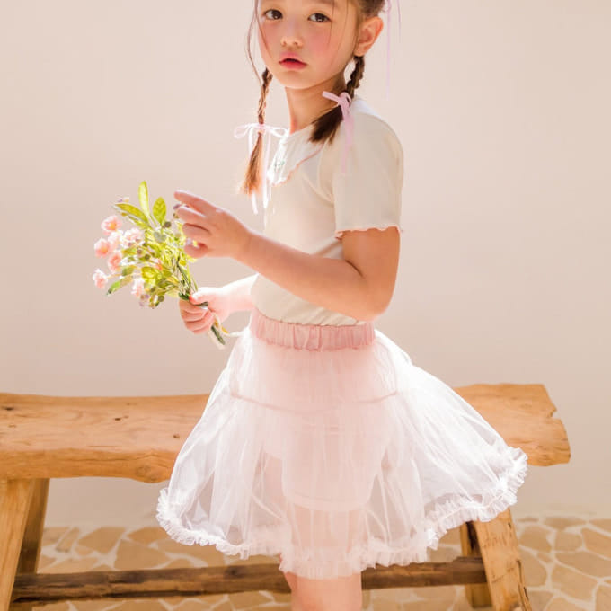 Milk Powder - Korean Children Fashion - #fashionkids - Cotton Candy Skirt Top Bottom Set