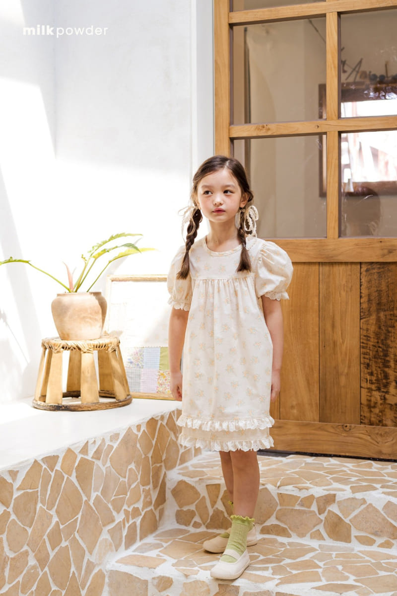 Milk Powder - Korean Children Fashion - #kidsshorts - Loen One-Piece - 10