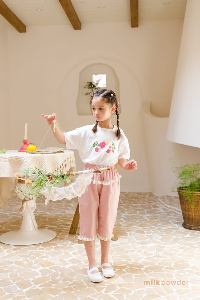 Milk Powder - Korean Children Fashion - #kidsstore - Strawberry Tee - 5