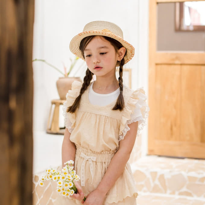 Milk Powder - Korean Children Fashion - #kidsstore - Salrang Lace Vest