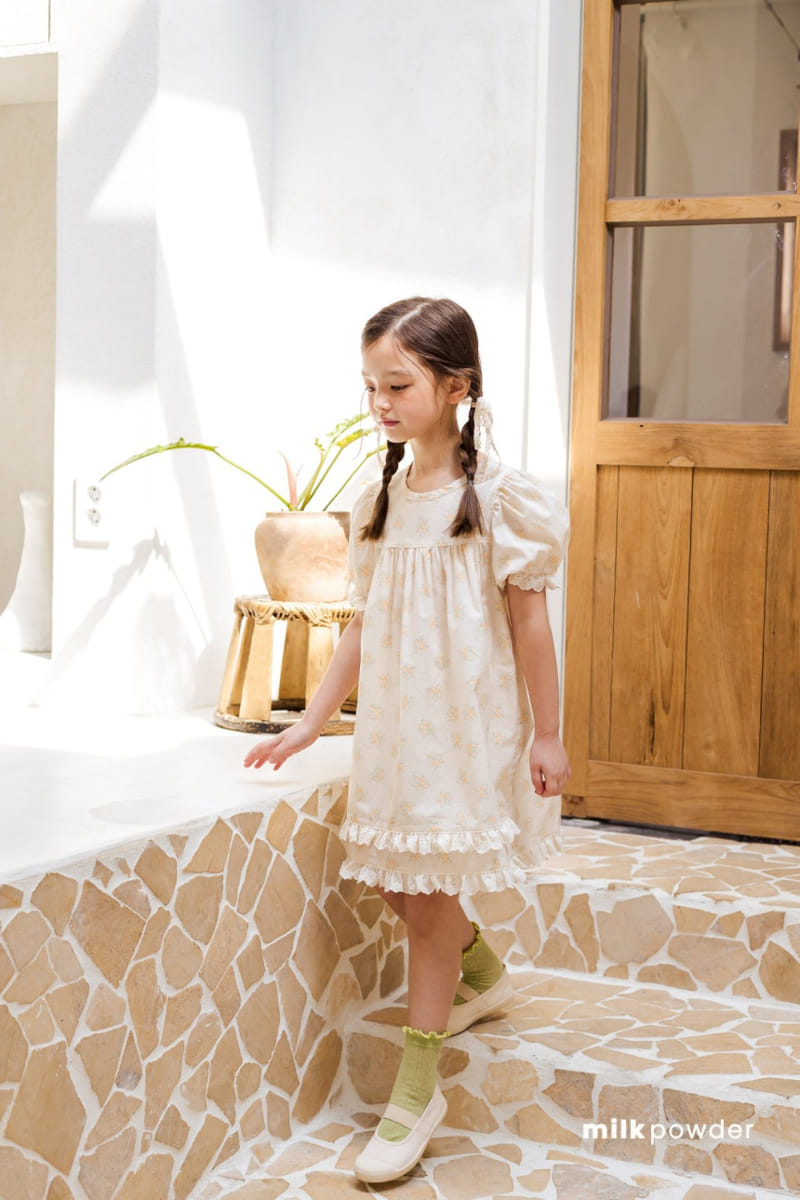 Milk Powder - Korean Children Fashion - #kidsstore - Loen One-Piece - 11