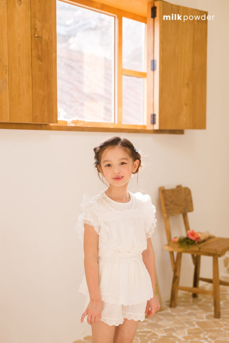 Milk Powder - Korean Children Fashion - #kidsstore - Salrang Lace PantS - 8