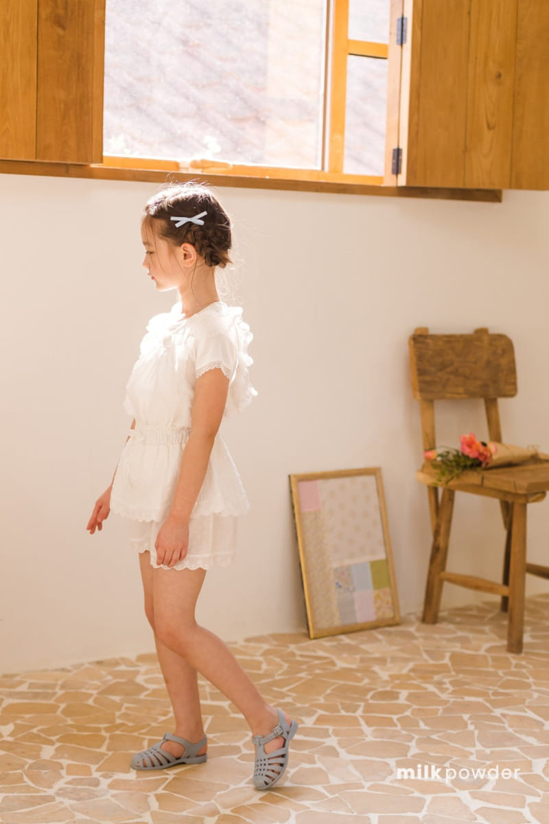 Milk Powder - Korean Children Fashion - #kidzfashiontrend - Salrang Lace PantS - 9