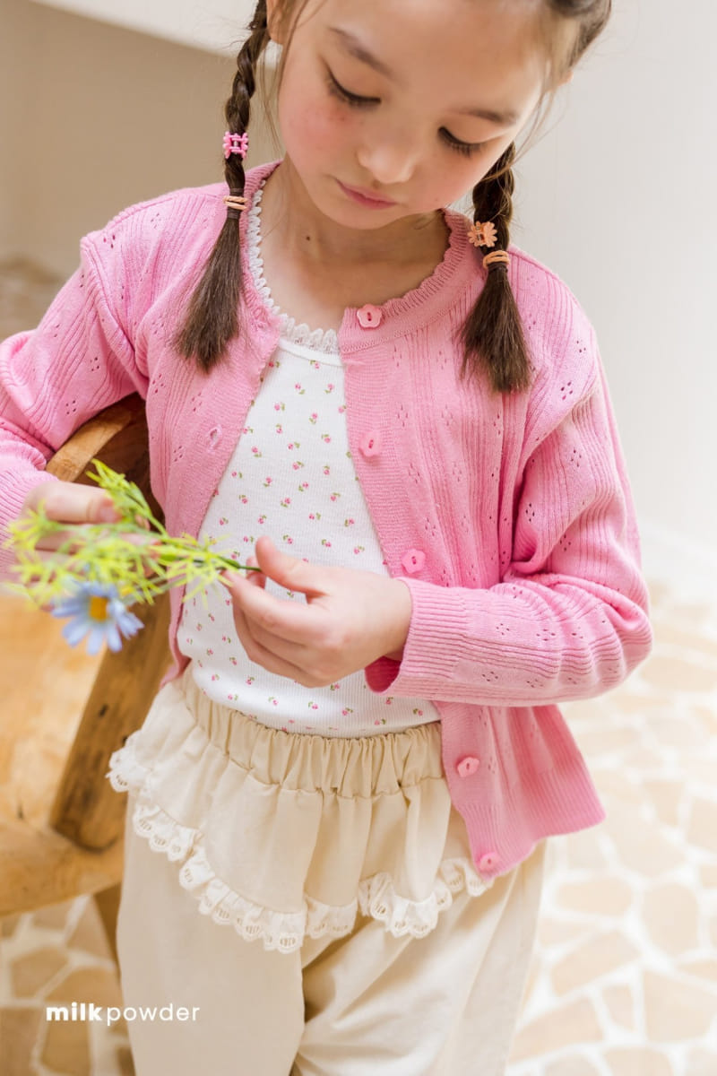 Milk Powder - Korean Children Fashion - #magicofchildhood - Cream Cropped Pants - 8