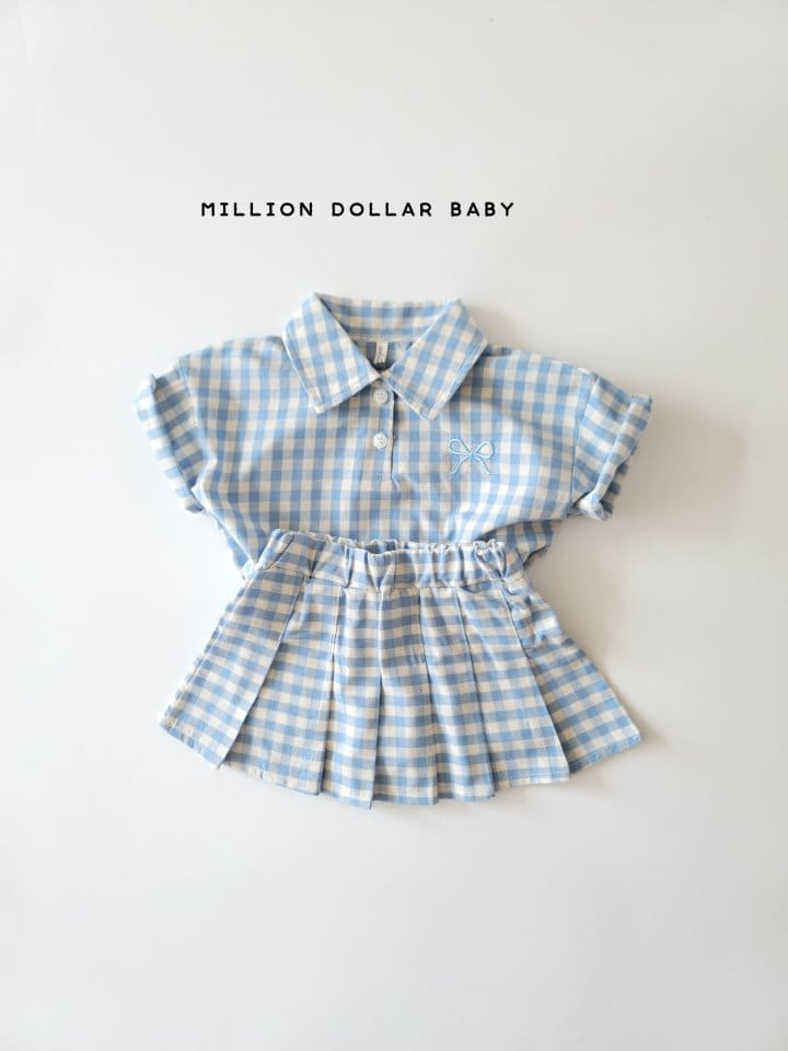 Million Dollar Baby - Korean Children Fashion - #designkidswear - Check Skirt - 5