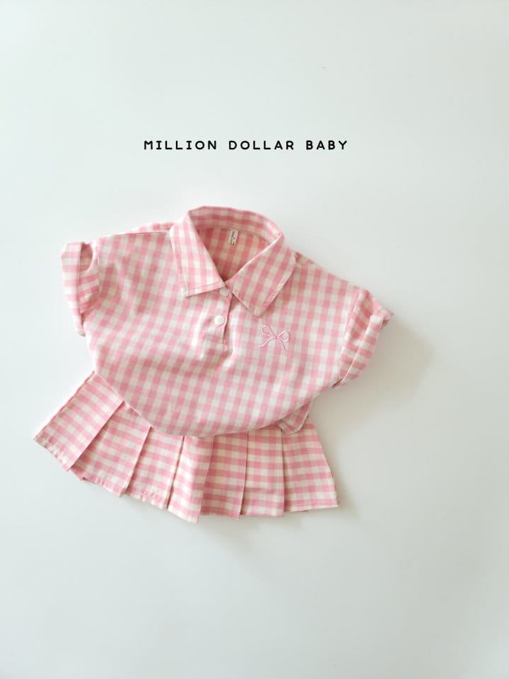 Million Dollar Baby - Korean Children Fashion - #fashionkids - Check Skirt - 7