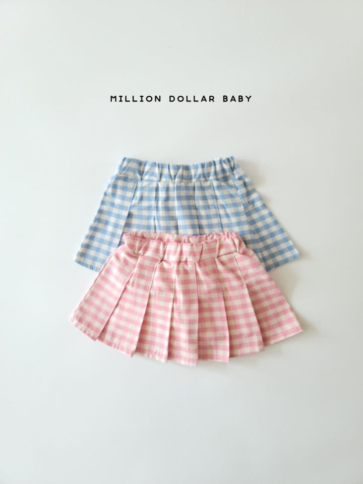 Million Dollar Baby - Korean Children Fashion - #prettylittlegirls - Check Skirt