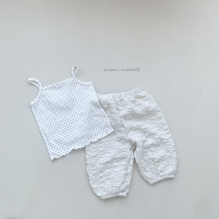 Mimi Market - Korean Baby Fashion - #babyboutique - Dot String Sleeveless Tee - 7