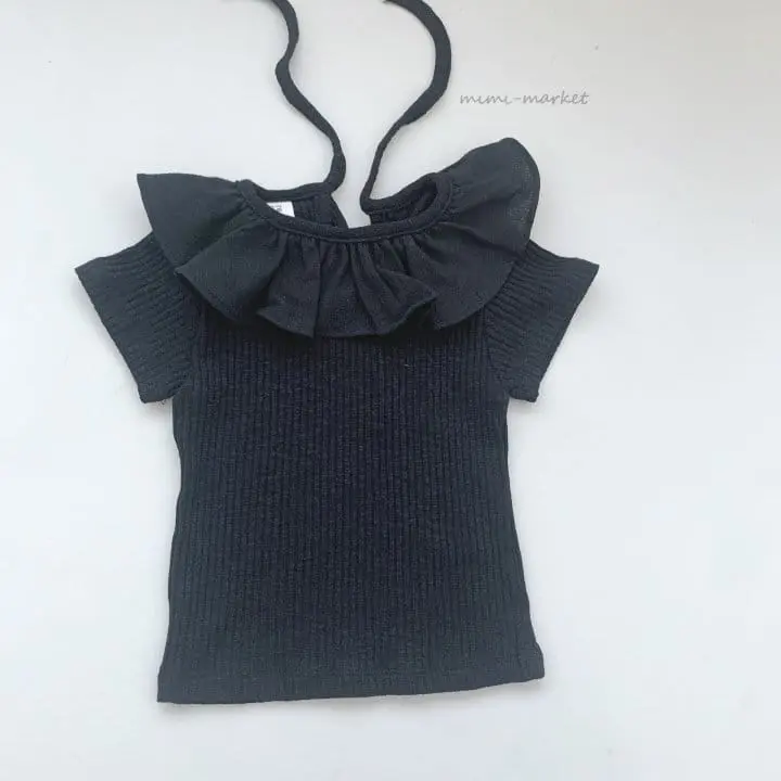 Mimi Market - Korean Baby Fashion - #babyboutique - Frill Collar Tee - 6