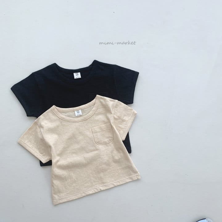 Mimi Market - Korean Baby Fashion - #babyboutique - Pocket Short Sleeve Tee - 10