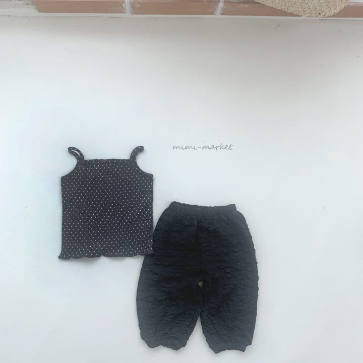 Mimi Market - Korean Baby Fashion - #babyclothing - Dot String Sleeveless Tee - 9