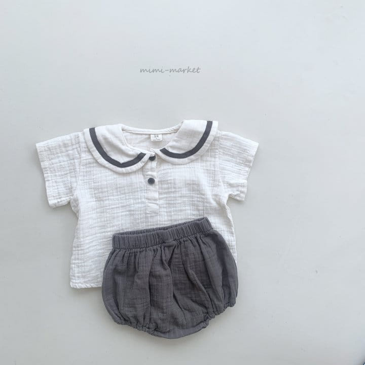 Mimi Market - Korean Baby Fashion - #babyclothing - Bebe Top Bottom Set - 4