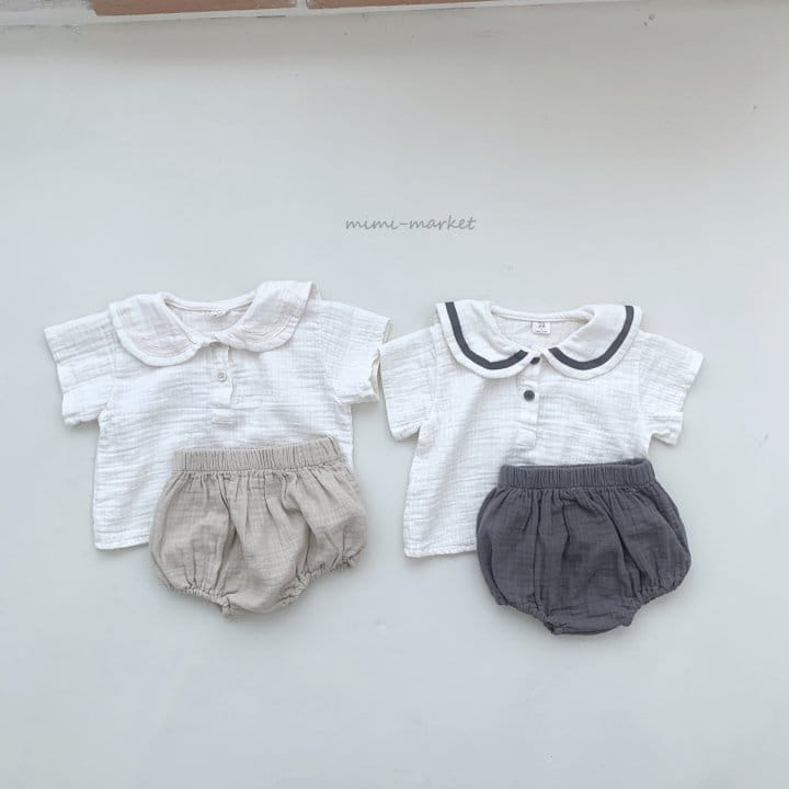 Mimi Market - Korean Baby Fashion - #babyoutfit - Bebe Top Bottom Set - 10