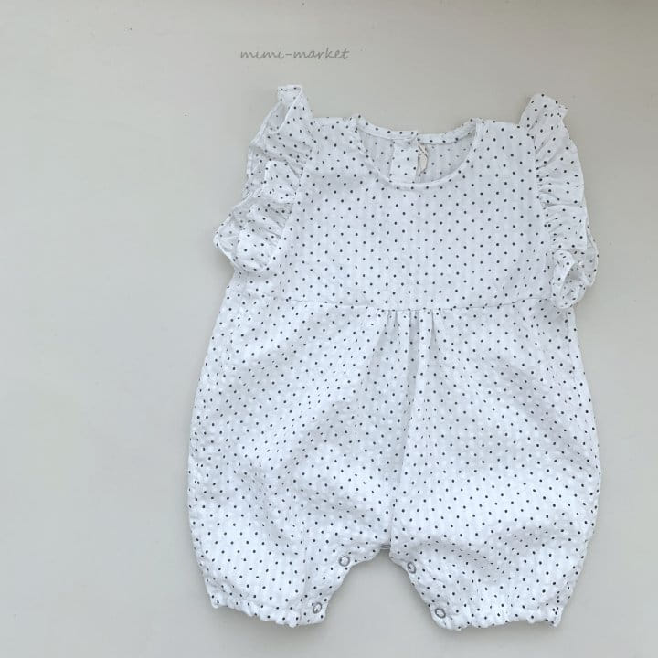 Mimi Market - Korean Baby Fashion - #babyoutfit - Dot Body Suit - 6