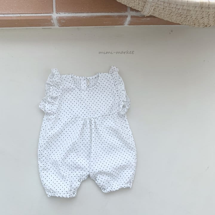 Mimi Market - Korean Baby Fashion - #babyoutfit - Dot Body Suit - 7