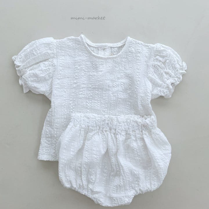 Mimi Market - Korean Baby Fashion - #babyoutfit - Minon Top Bottom Set - 6