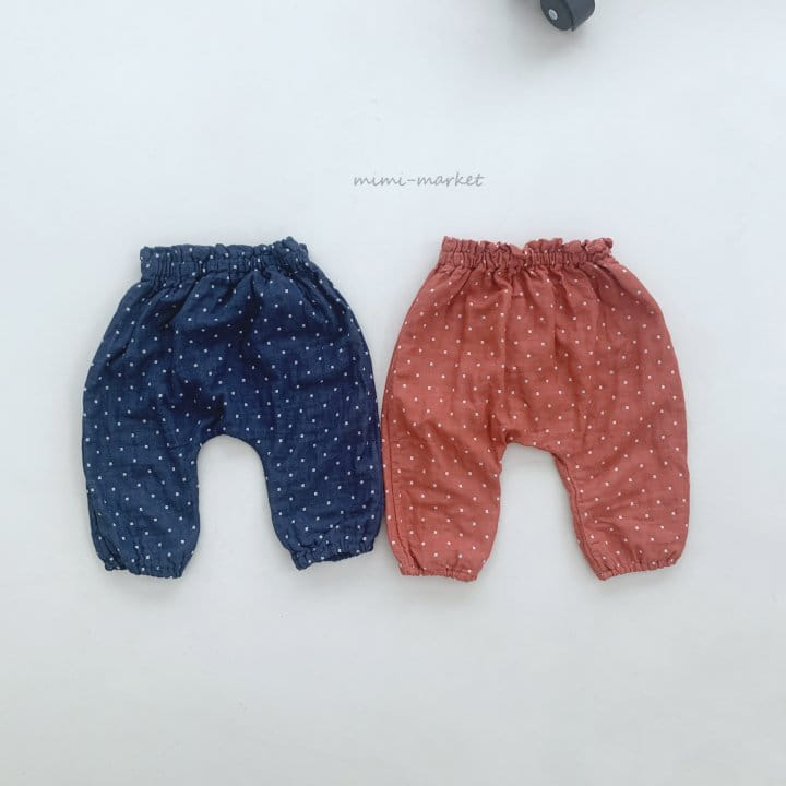 Mimi Market - Korean Baby Fashion - #babyoutfit - Double Dot Pants - 5
