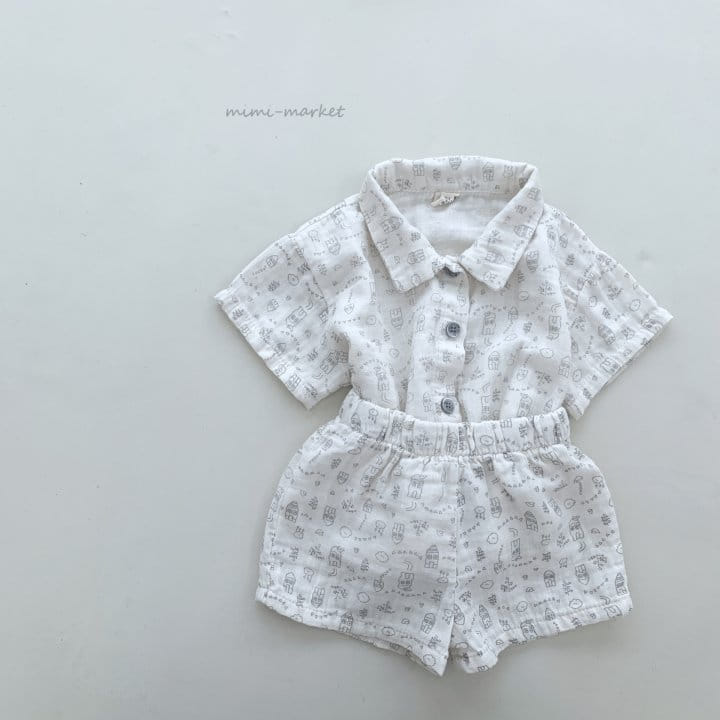 Mimi Market - Korean Baby Fashion - #babyoutfit - Coou Top Bottom Set - 7
