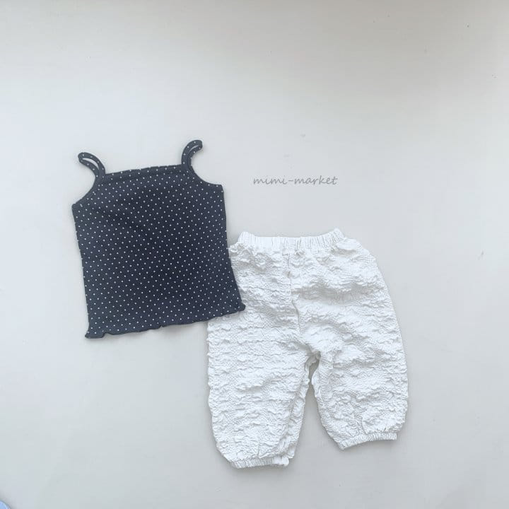 Mimi Market - Korean Baby Fashion - #babywear - Dot String Sleeveless Tee - 3