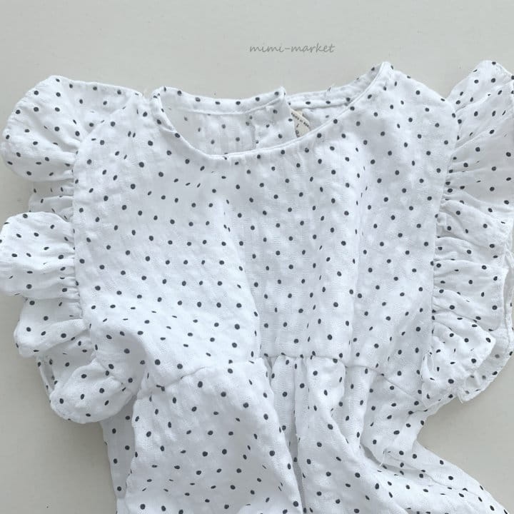 Mimi Market - Korean Baby Fashion - #babywear - Dot Body Suit - 8