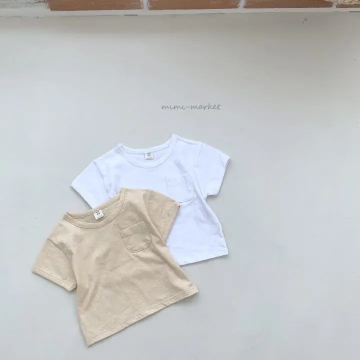 Mimi Market - Korean Baby Fashion - #babywear - Pocket Short Sleeve Tee - 6