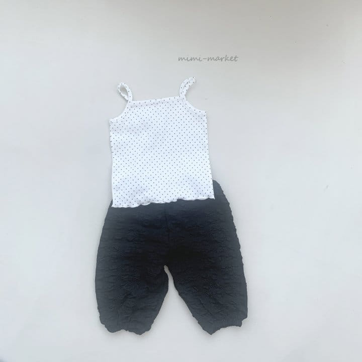 Mimi Market - Korean Baby Fashion - #babywear - Dot String Sleeveless Tee - 4