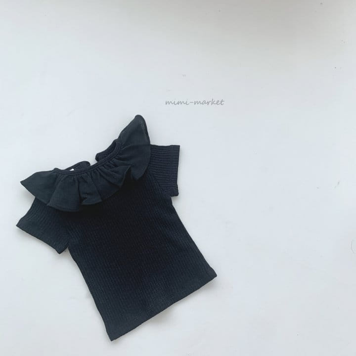 Mimi Market - Korean Baby Fashion - #onlinebabyboutique - Frill Collar Tee - 3