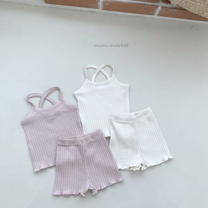 Mimi Market - Korean Baby Fashion - #onlinebabyboutique - Slop Top Bottom Set - 8